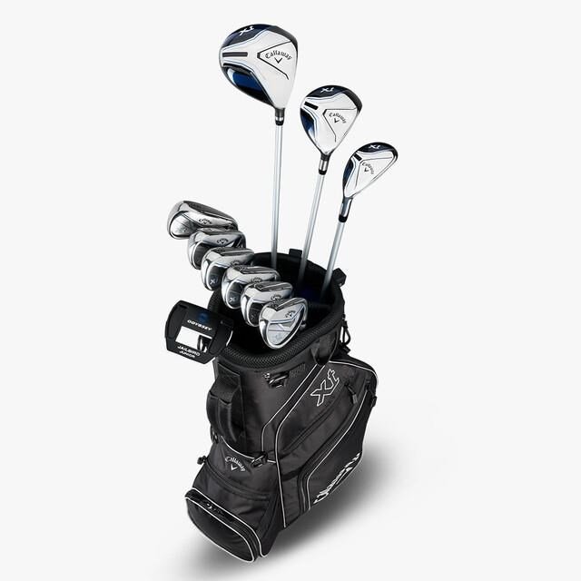 Callaway XT 26 11PC set da golf junior, grafite/acciaio, + stand bag, nero