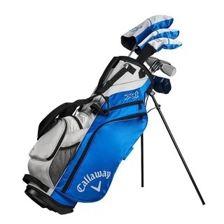 Callaway XT 26 11PC set da golf junior, grafite, + stand bag, blu/bianco