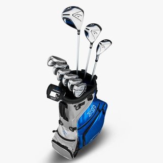 Callaway XT 26 11PC set da golf junior, grafite, + stand bag, blu/bianco