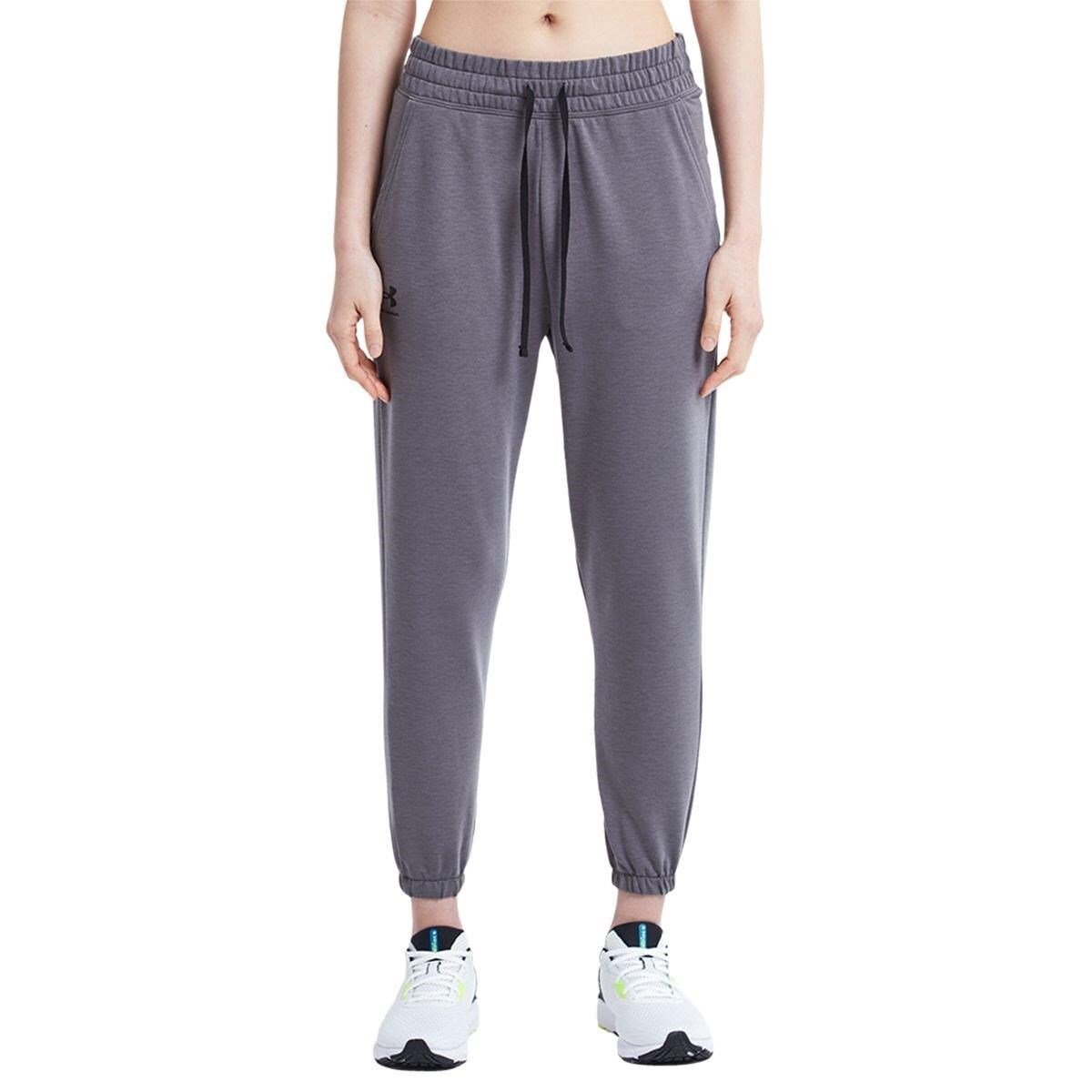 Under Armour Rival Terry Jogger pantaloni da donna, grigio