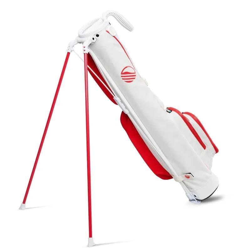 Sunday Golf Loma pencil bag, rosso/bianco sporco