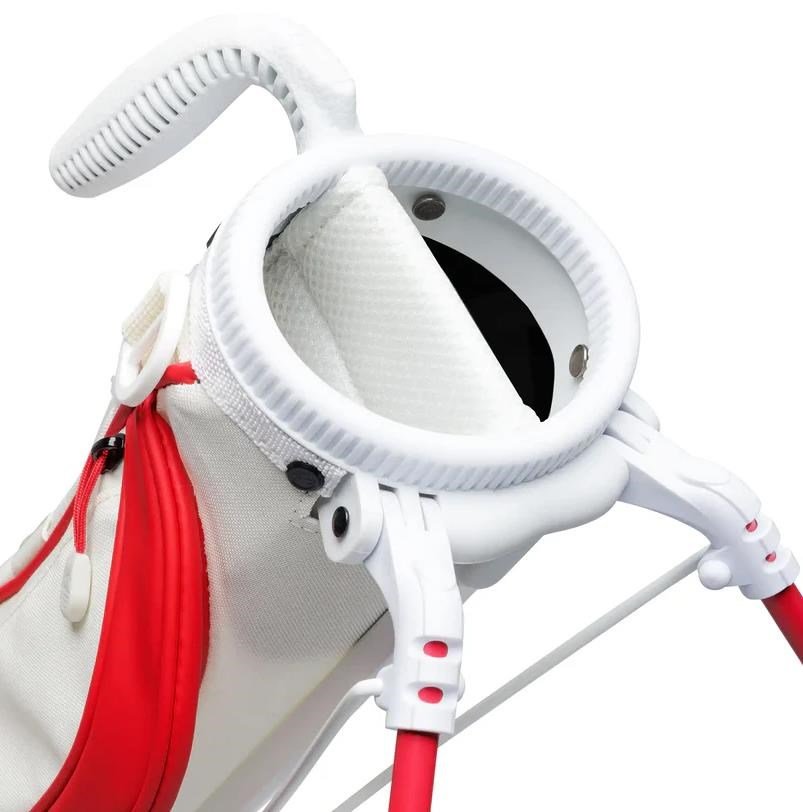 Sunday Golf Loma pencil bag, rosso/bianco sporco