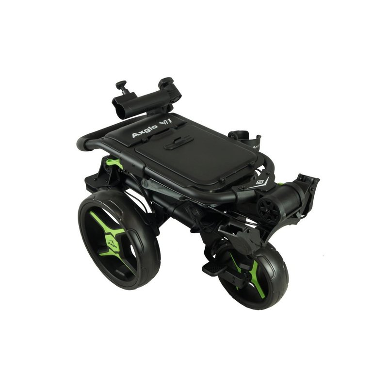 Axglo V1 carrello manuale da golf, nero/verde