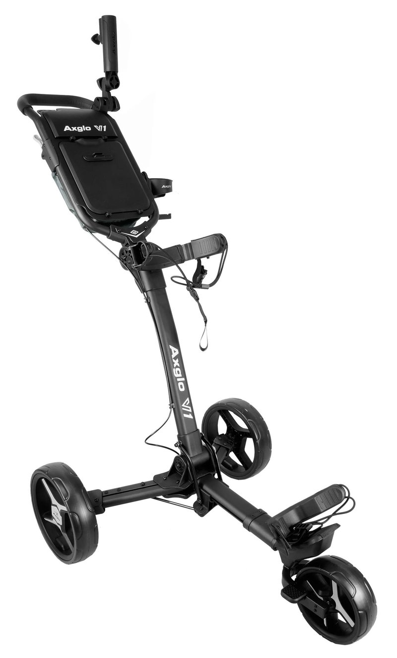 Axglo V1 carrello manuale da golf, nero/grigio