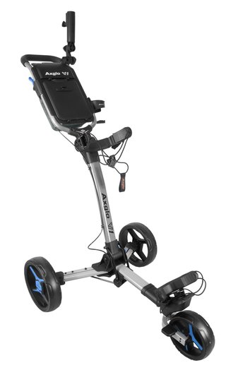 Axglo V1 carrello manuale da golf, argento/blu
