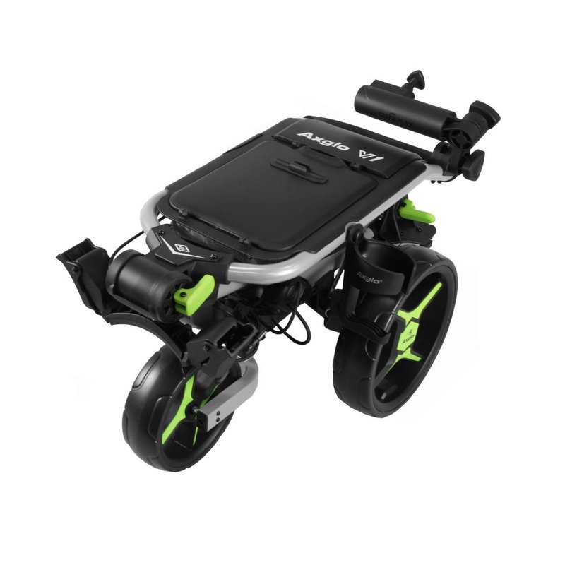 Axglo V1 carrello manuale da golf, argento/verde