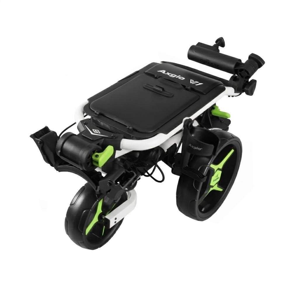 Axglo V1 carrello manuale da golf, bianco/verde