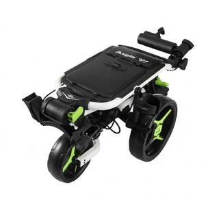 Axglo V1 carrello manuale da golf, bianco/verde