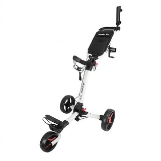Axglo V1 carrello manuale da golf, bianco/rosso