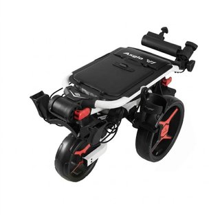 Axglo V1 carrello manuale da golf, bianco/rosso