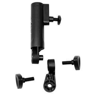 Axglo Adjustable Umbrella Holder accessorio per carrello, nero