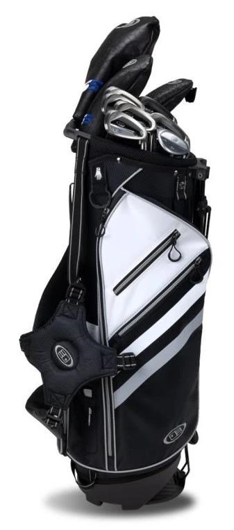 U.S. Kids Golf TS5-57 (145cm) 10-Club Combo set da golf junior, acciaio, stand bag, nero/bianco