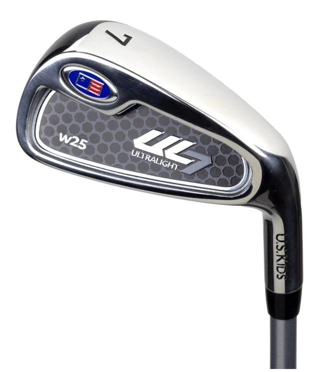 U.S. Kids Golf UL7-45 (114cm) set golf junior, grafite, + stand bag, nero/blu