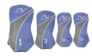 U.S. Kids Golf AV Cloud-60 (152cm) 11-Club set da golf junior, grafite, + stand bag, grigio/bianco/blu