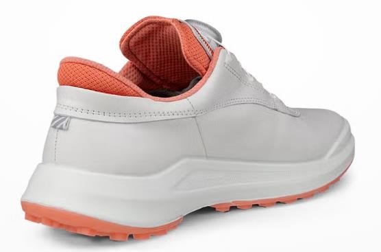 Ecco Core BOA scarpe da golf da donna, bianco/burnt coral