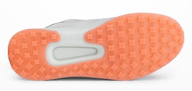 Ecco Core BOA scarpe da golf da donna, bianco/burnt coral