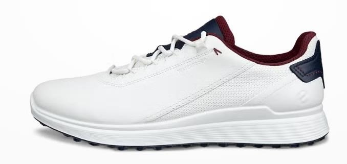 Ecco S-Casual scarpe da golf da uomo, bianco/marine