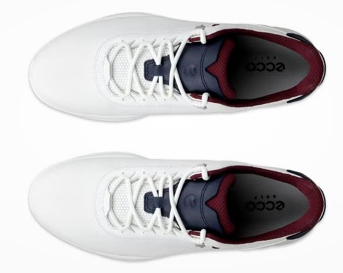 Ecco S-Casual scarpe da golf da uomo, bianco/marine