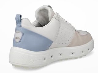 Ecco Ecco Street 720 scarpe da golf donna, gravel/white/dusty blue