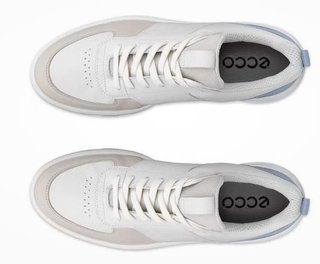 Ecco Ecco Street 720 scarpe da golf donna, gravel/white/dusty blue