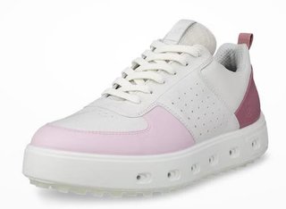 Ecco Street 720 scarpe da golf donna, bianco/blush/rosa blossom