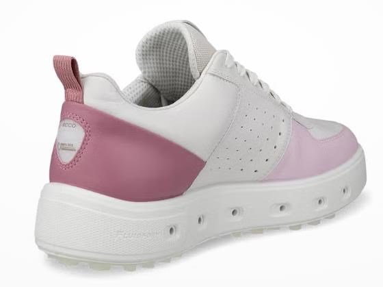 Ecco Street 720 scarpe da golf donna, bianco/blush/rosa blossom