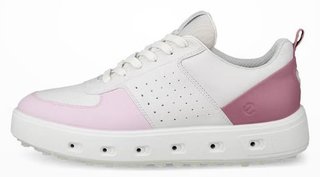 Ecco Street 720 scarpe da golf donna, bianco/blush/rosa blossom