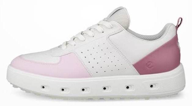 Ecco Street 720 scarpe da golf donna, bianco/blush/rosa blossom