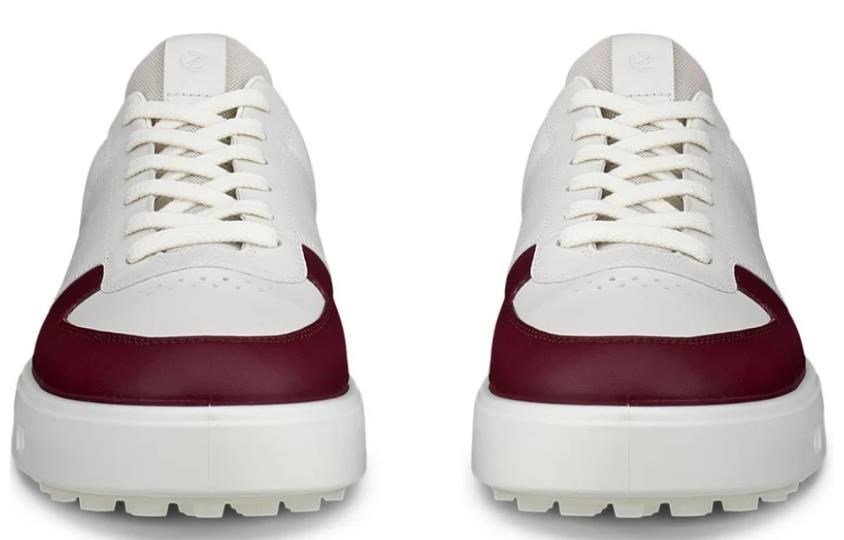 Ecco Street 720 scarpe da golf donna, dark ruby/white/marine