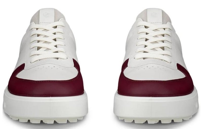 Ecco Street 720 scarpe da golf donna, dark ruby/white/marine