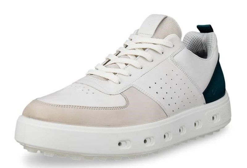Ecco Ecco Street 720 scarpe da golf donna, gravel/white/baygreen