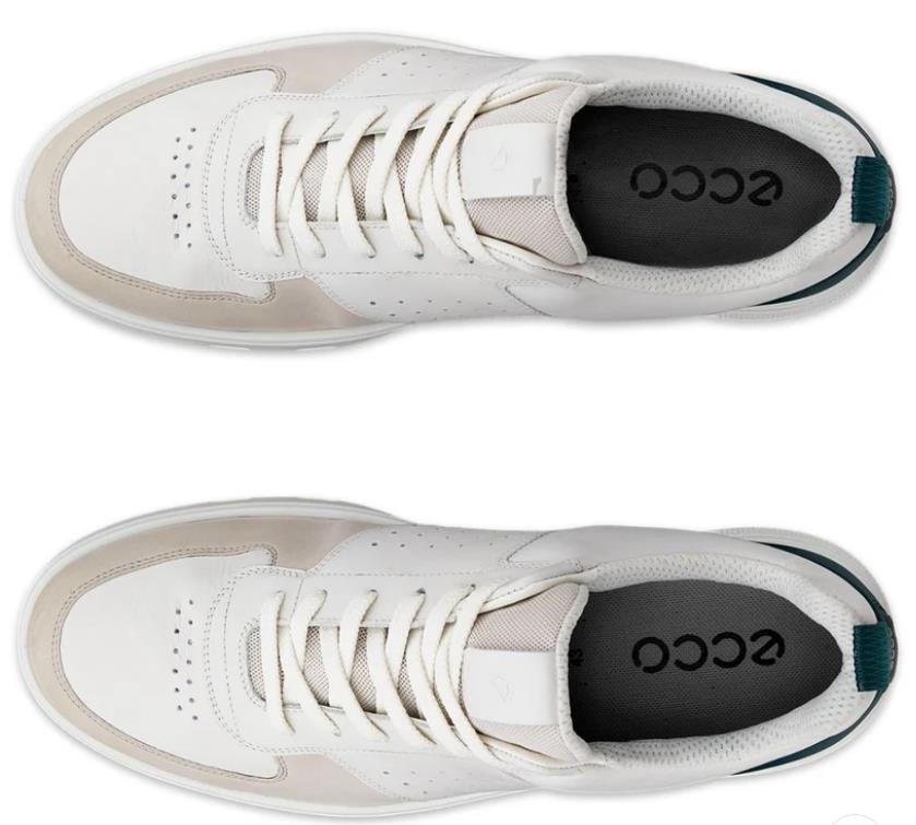 Ecco Ecco Street 720 scarpe da golf donna, gravel/white/baygreen