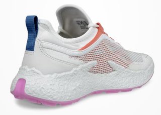 Ecco Biom H5 scarpe da golf donna, bianco/corallo bruciato