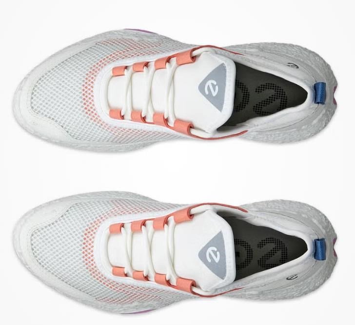 Ecco Biom H5 scarpe da golf donna, bianco/corallo bruciato