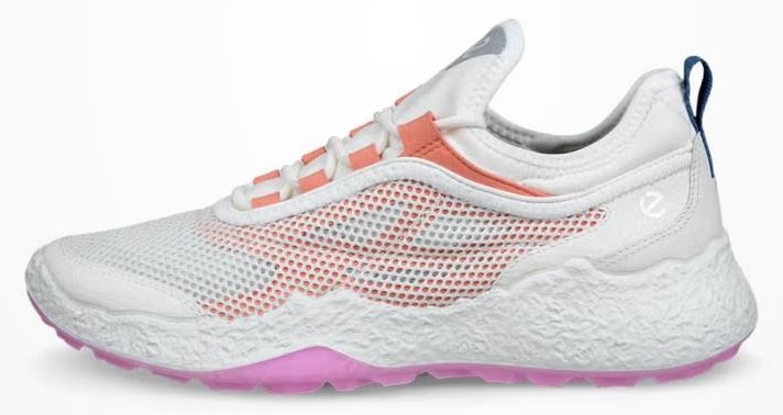 Ecco Biom H5 scarpe da golf donna, bianco/corallo bruciato
