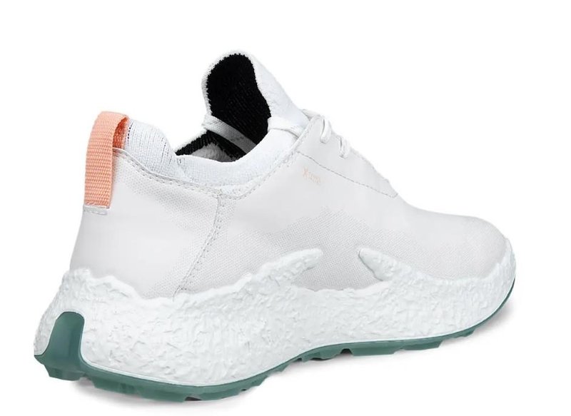 Ecco Biom H5 scarpe da golf donna, bianco/verde sedum