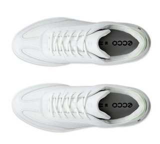 Ecco Street Vibe scarpe da golf donna, shadow white/lime cream