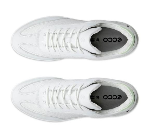 Ecco Street Vibe scarpe da golf donna, shadow white/lime cream