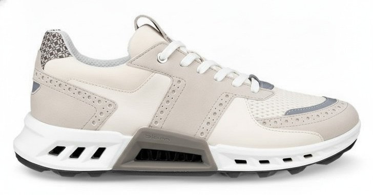 Ecco Biom C4 scarpe da golf da uomo, pure cashmere/limestone/dark clay