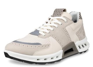 Ecco Biom C4 scarpe da golf da uomo, pure cashmere/limestone/dark clay