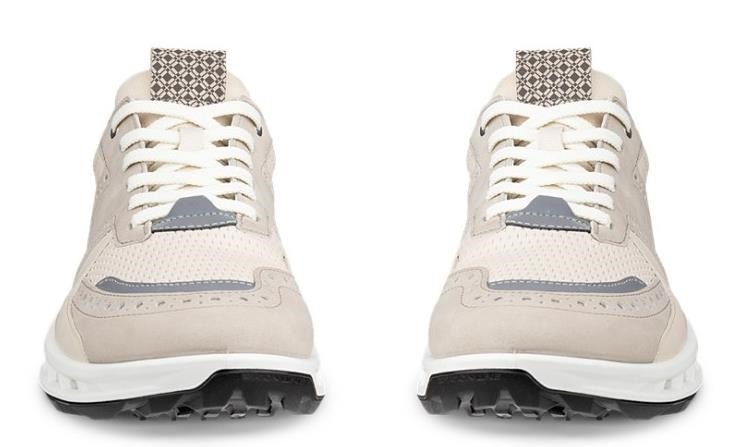 Ecco Biom C4 scarpe da golf da uomo, pure cashmere/limestone/dark clay