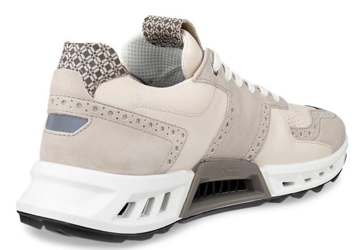 Ecco Biom C4 scarpe da golf da uomo, pure cashmere/limestone/dark clay