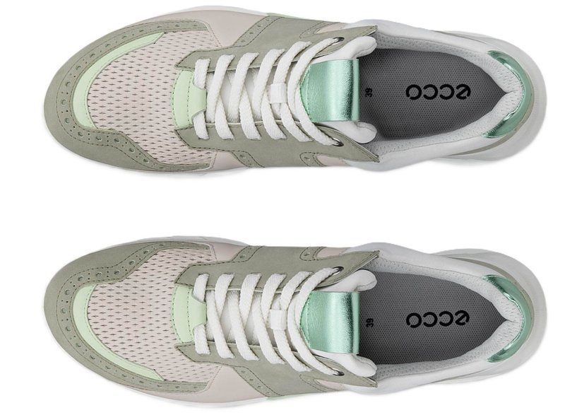 Ecco Biom C4 scarpe da golf donna, tea/limestone/matcha metallic