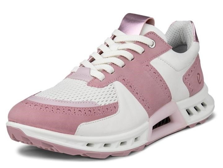 Ecco Biom C4 scarpe da golf da donna, blush/bianco/old rose metallic