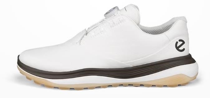 Ecco LT1 BOA scarpe da golf uomo, bianco/tarmac