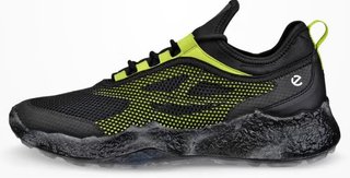 Ecco Biom H5 scarpe da golf uomo, nero/lime punch