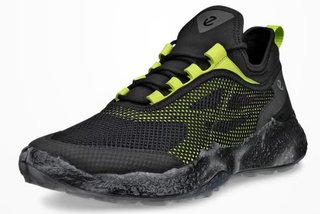 Ecco Biom H5 scarpe da golf uomo, nero/lime punch