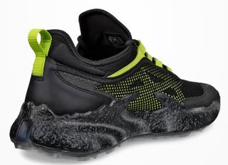 Ecco Biom H5 scarpe da golf uomo, nero/lime punch
