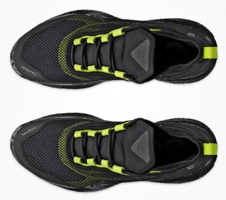Ecco Biom H5 scarpe da golf uomo, nero/lime punch