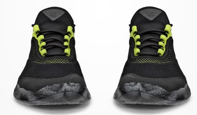 Ecco Biom H5 scarpe da golf uomo, nero/lime punch
